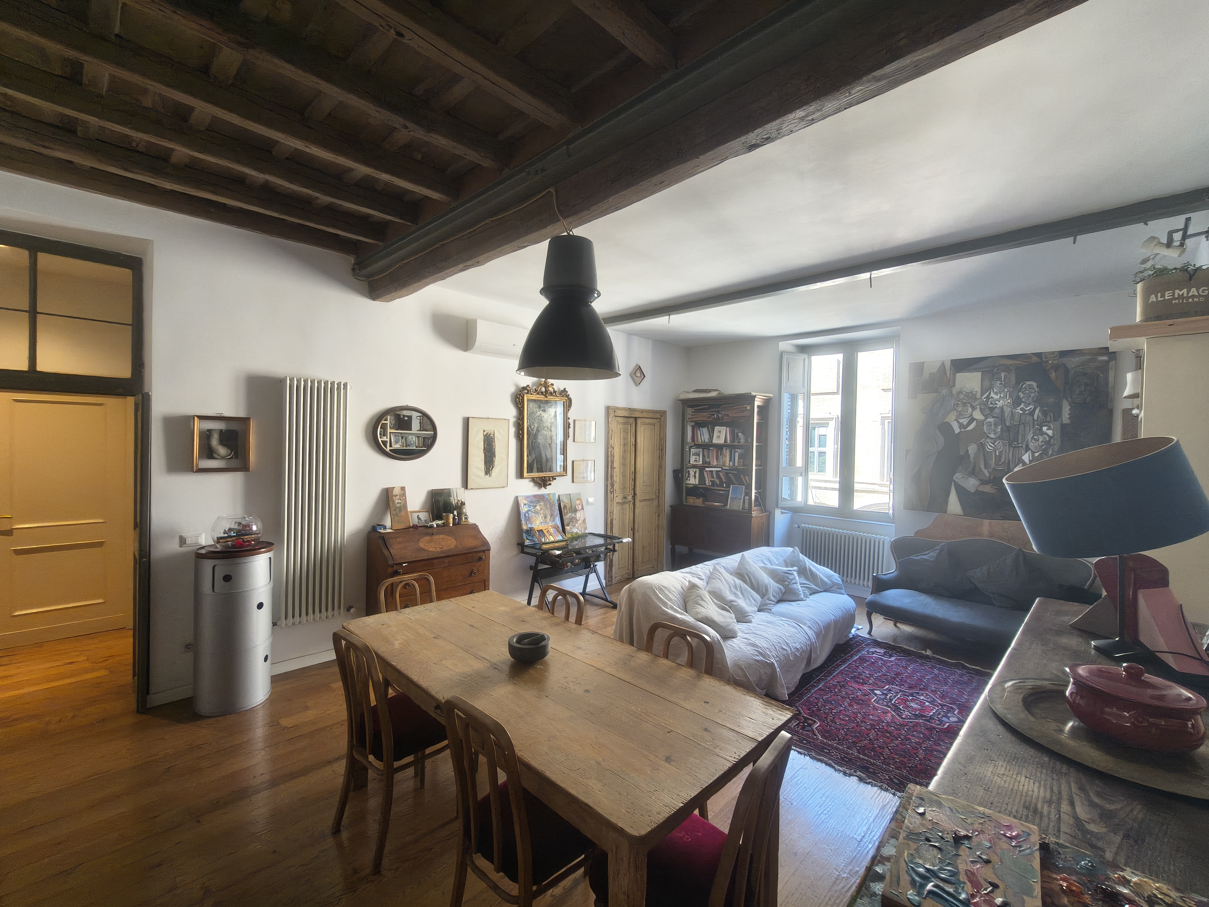 A view across the large living room