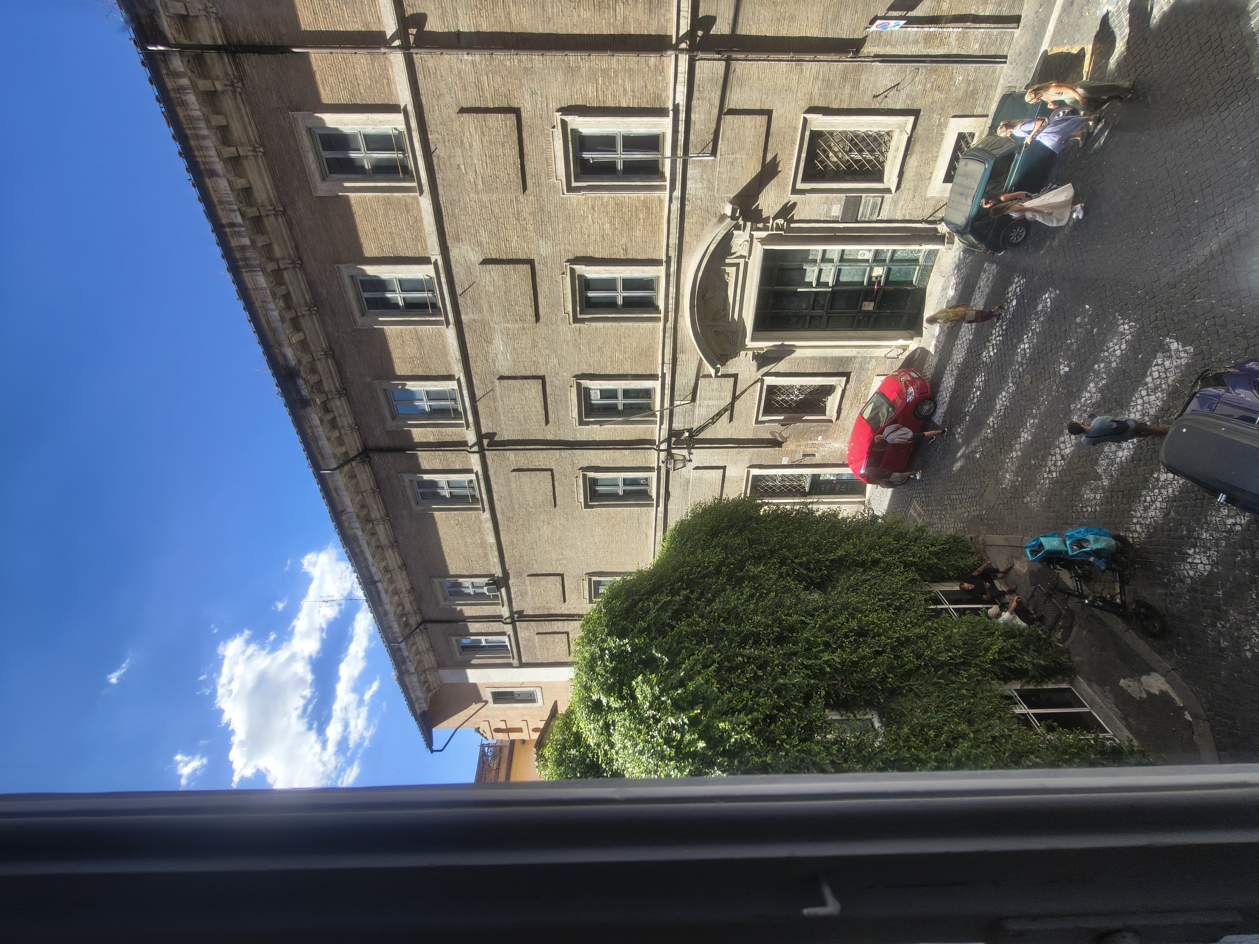 The building seen from the street